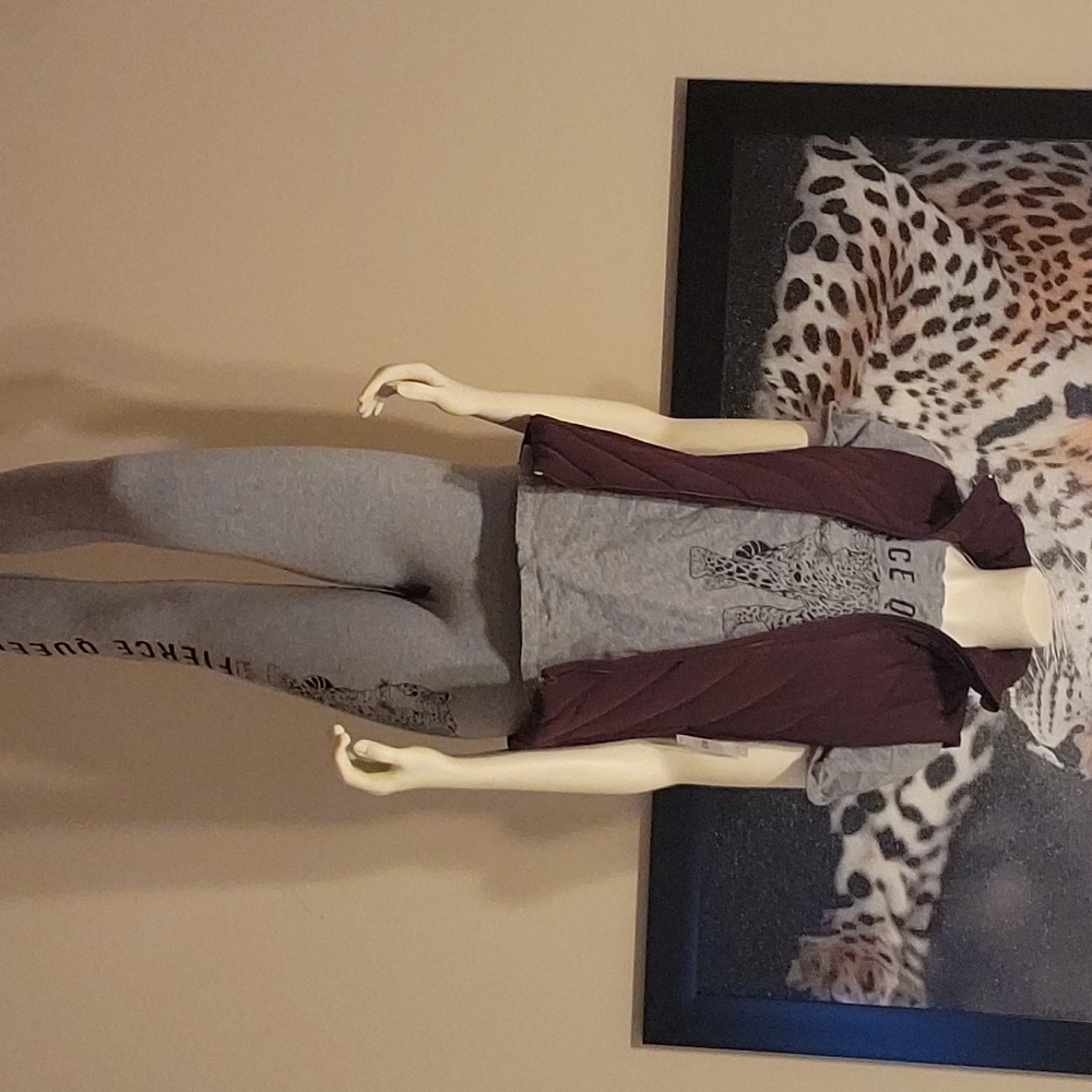 Burgundy Vest
